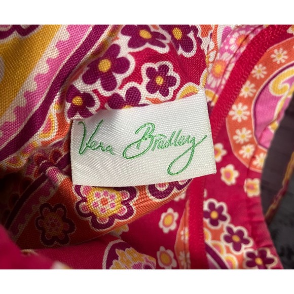 Vera Bradley Retired "Raspberry Fizz" Crossbody Bag & Matching Wristlet - Picture 12 of 15